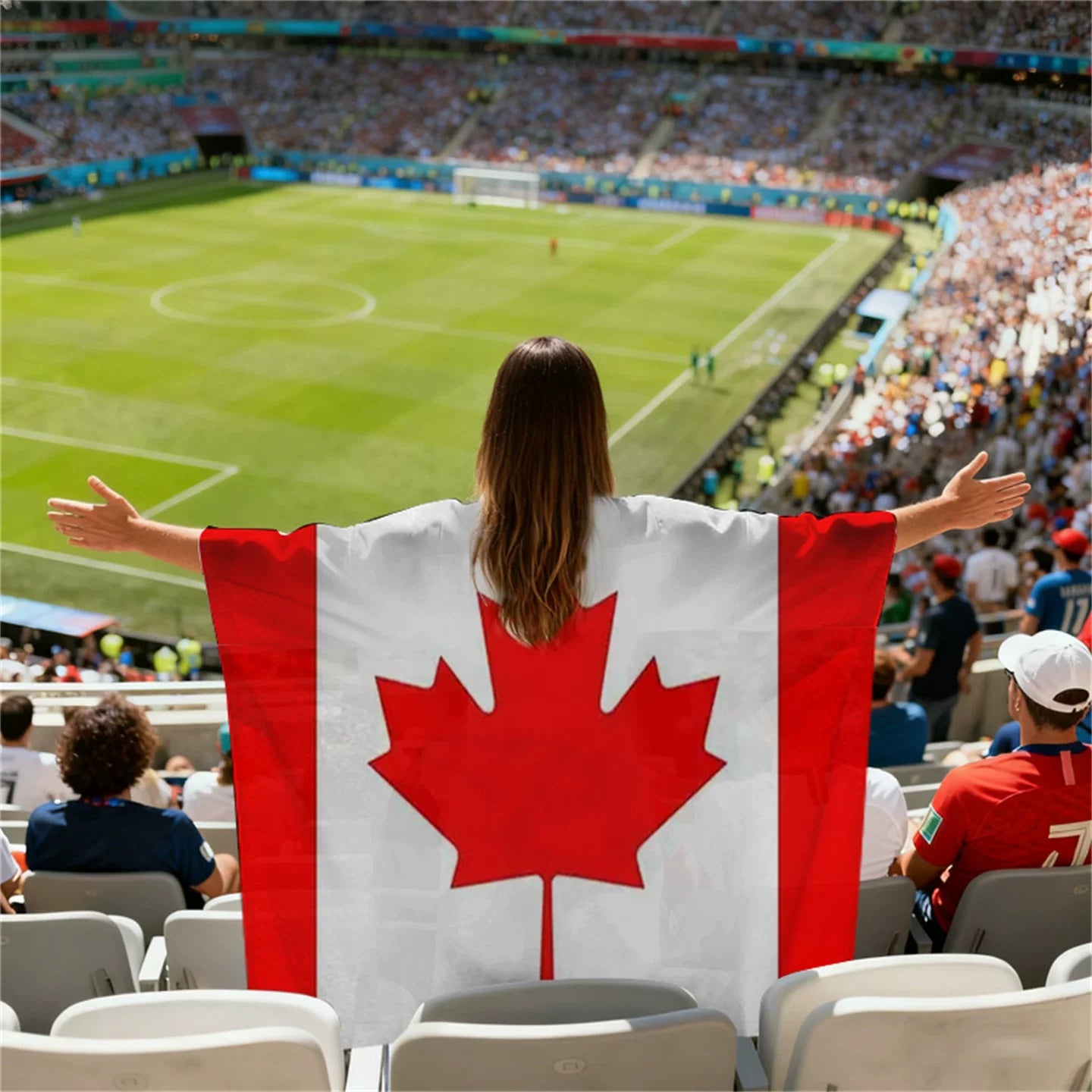 World Cup supporter cape