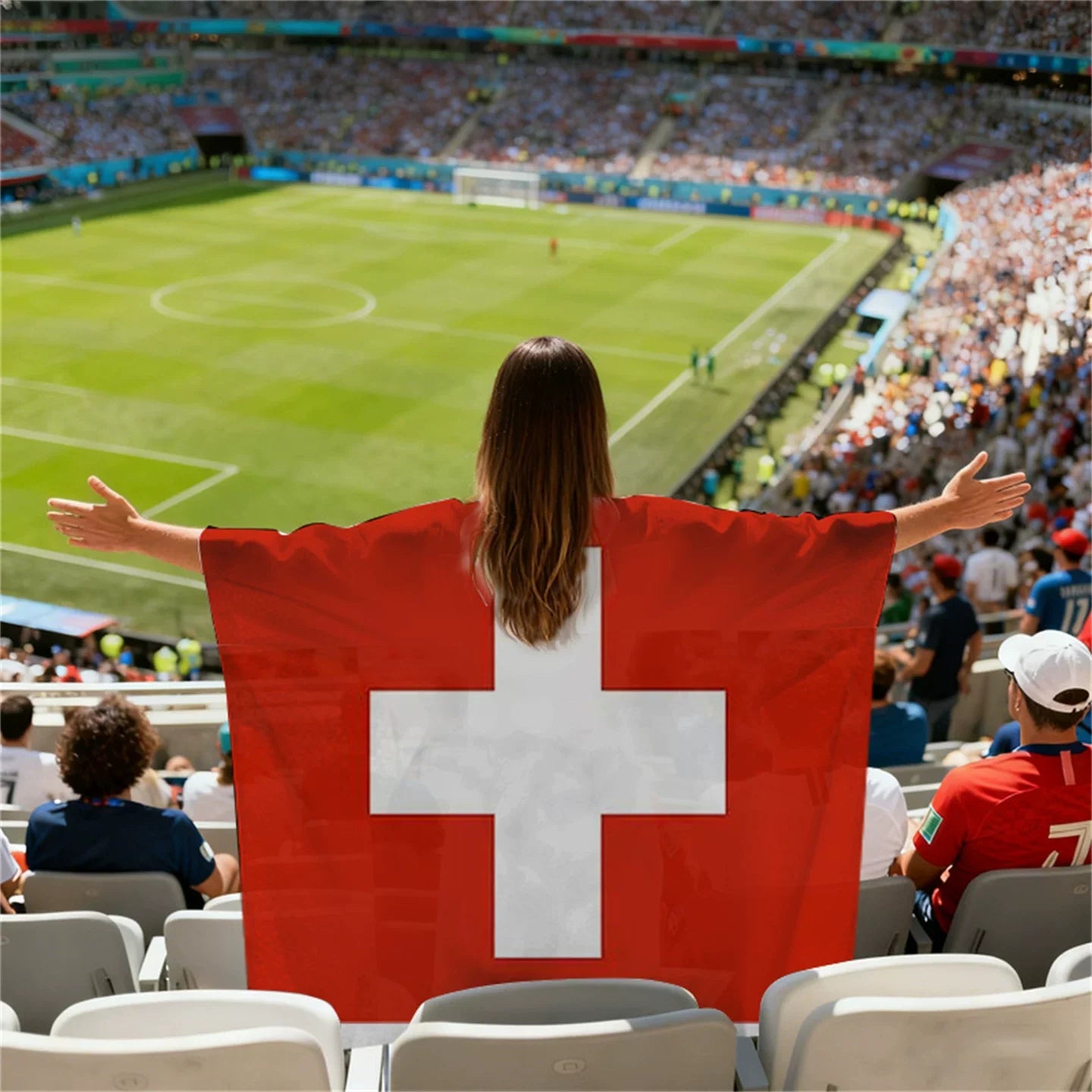 World Cup supporter cape