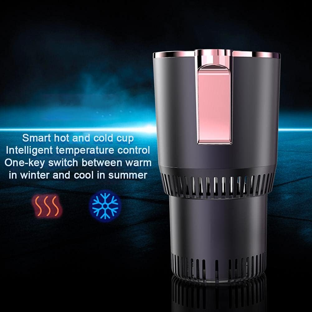 2-in-1 Smart Car Cup Mug Holder, Auto Car Cooling and Heating Cup Holder