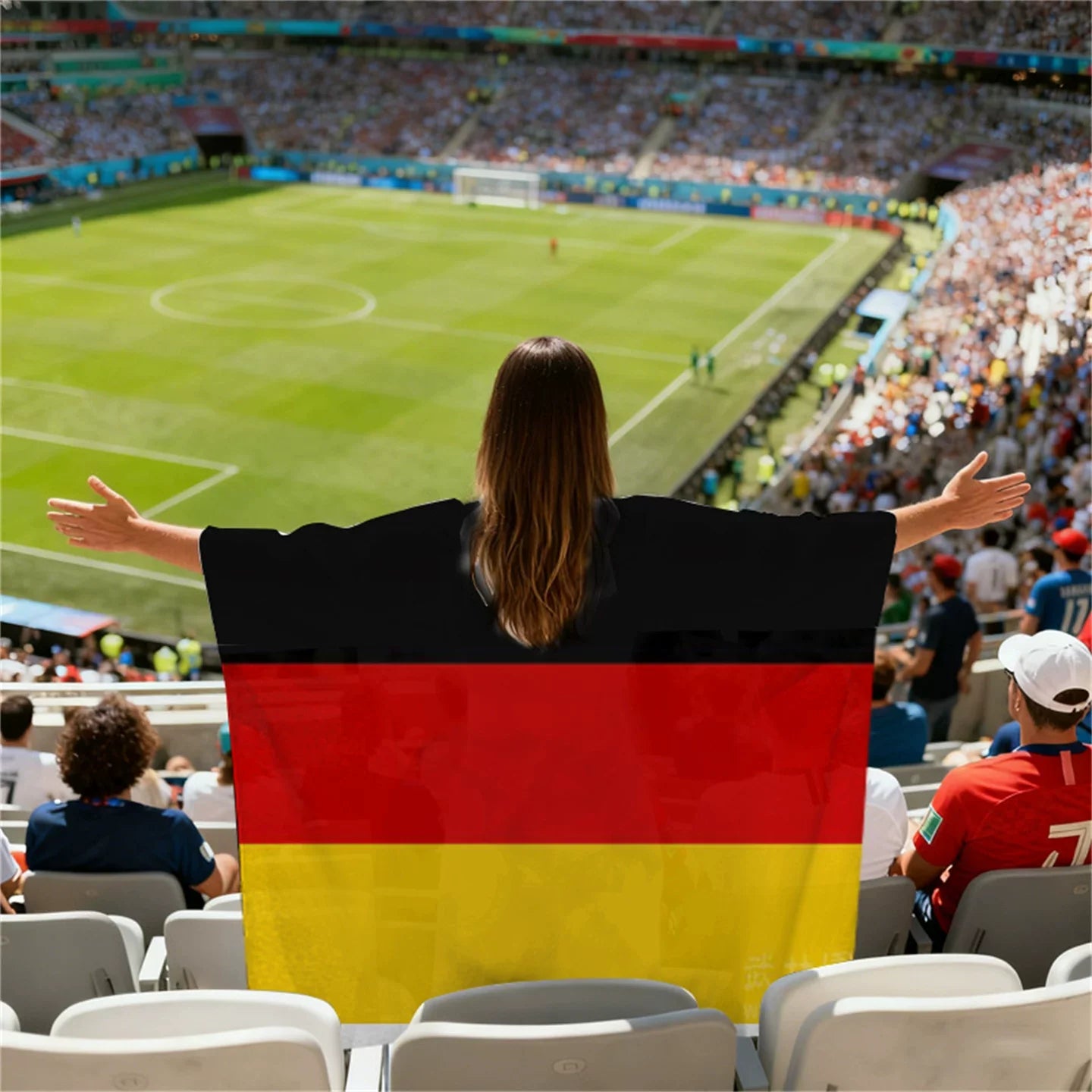World Cup supporter cape
