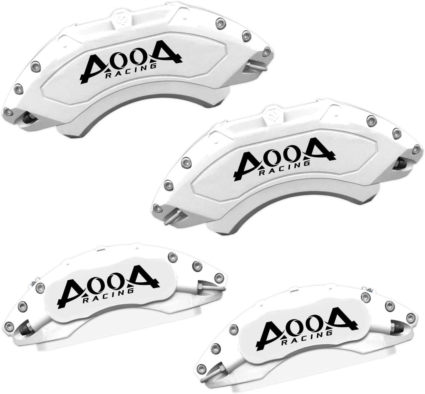 Car aluminum alloy special car special buckle screw fixed caliper cover (4PCS luxury upgrade version)