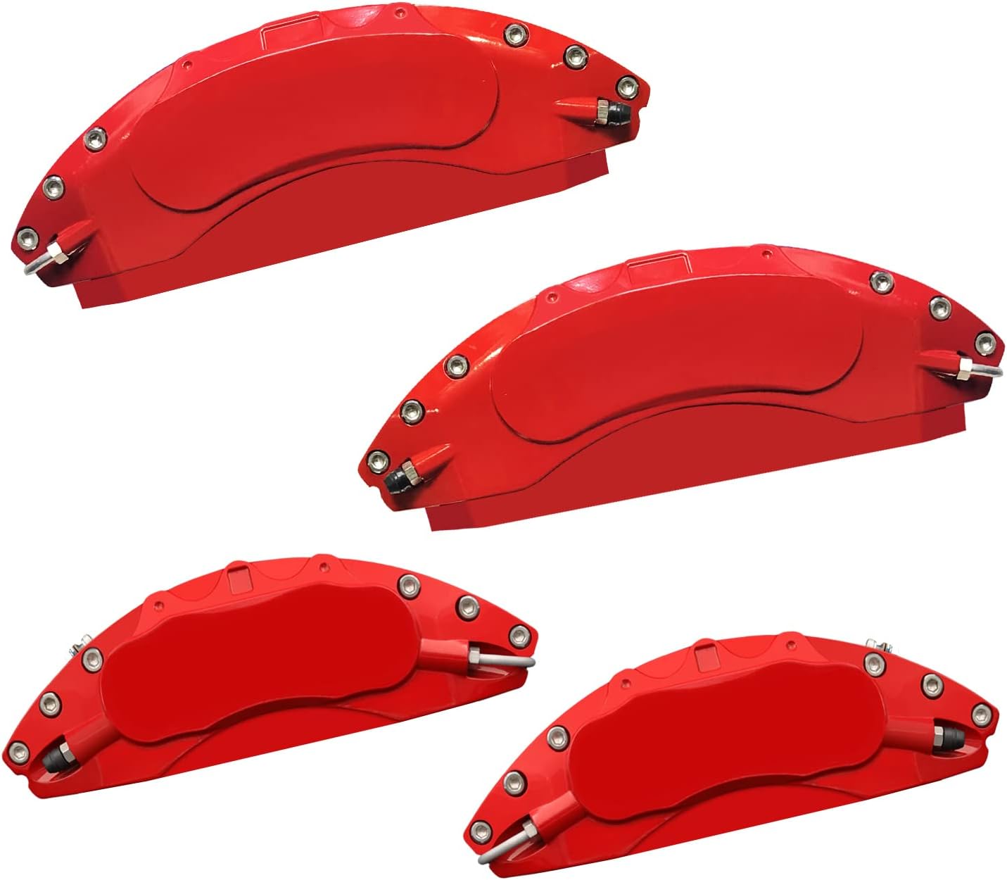 Car aluminum alloy special car special buckle screw fixed caliper cover (4PCS luxury upgrade version)