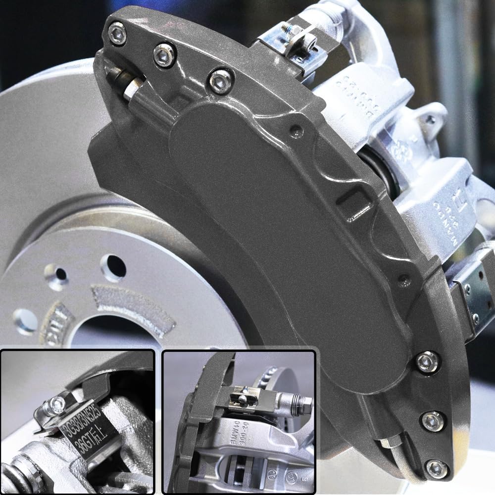 Car aluminum alloy special car special buckle screw fixed caliper cover (4PCS luxury upgrade version)