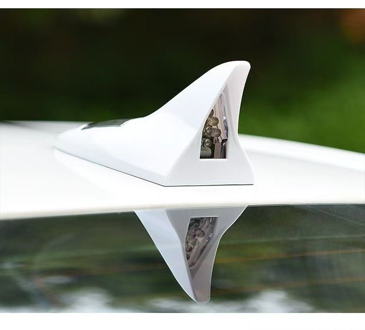 Car shark fin decorative lights Car antenna modification lights