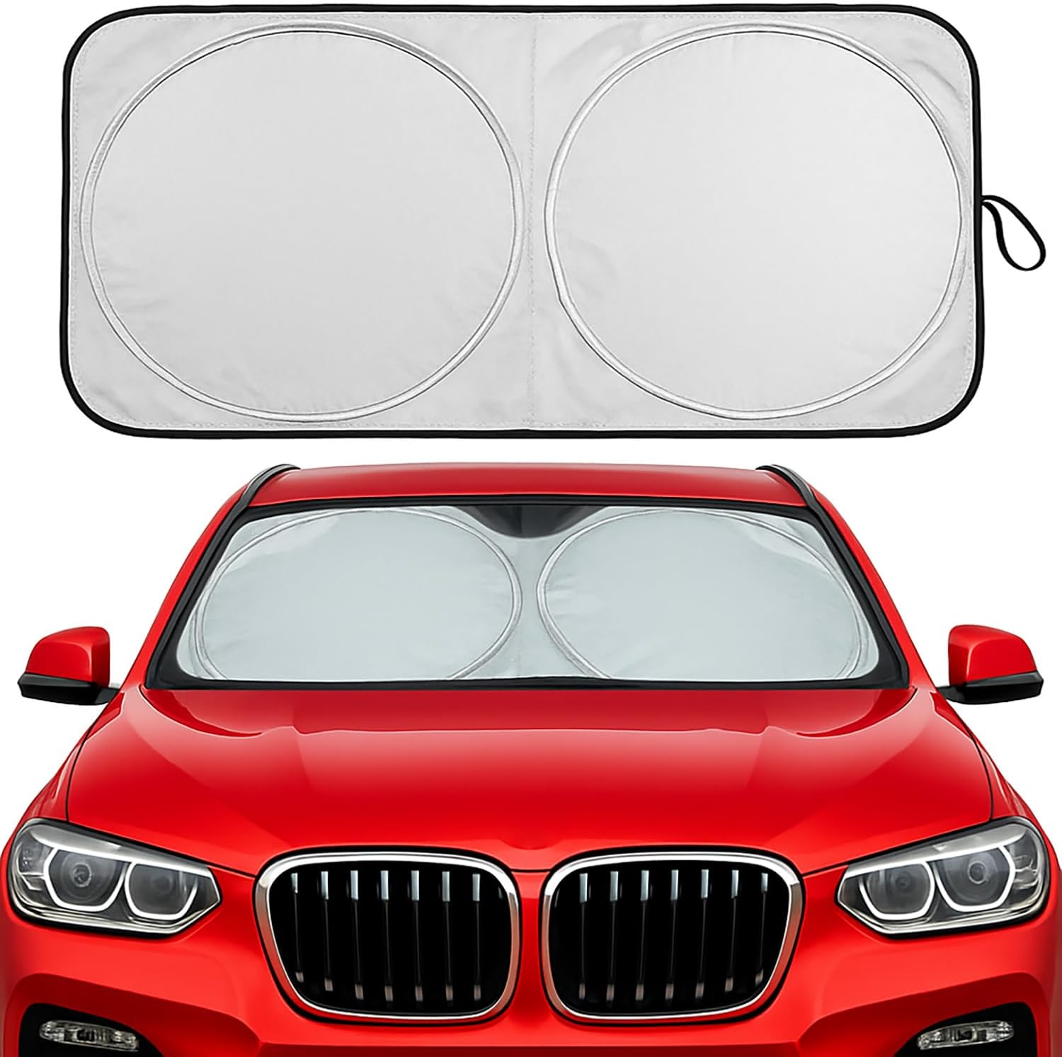 Car windshield heat insulation visor
