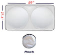 Car windshield heat insulation visor