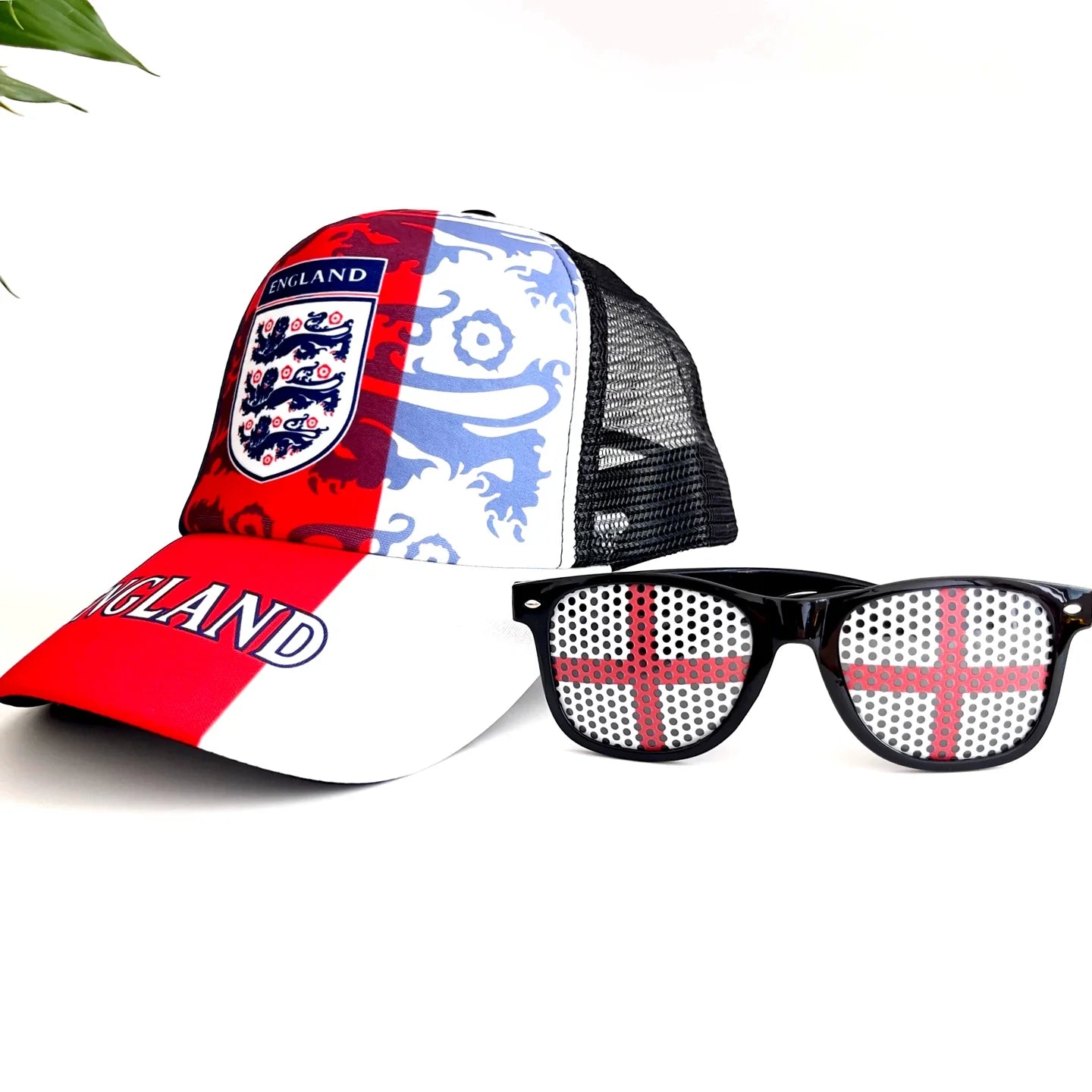 World Cup support hats and glasses